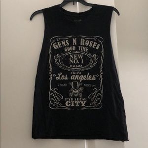 Guns and roses band tank